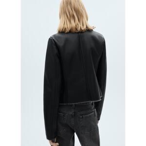 Mango Leather Jacket